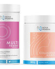 NOVA PHARMA - Duo Suppléments Collagène Marin et Multi Femme - 53 Karat