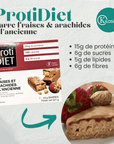 PROTIDIET - Barres protéinées fraises et arachides à l'ancienne - 53 Karat