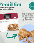 PROTIDIET - Barres protéinées Surprise aux arachides - 53 Karat