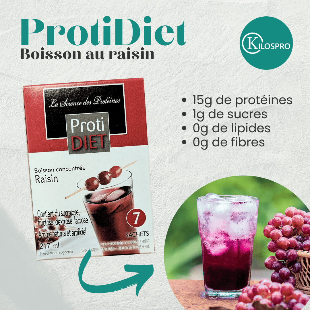 PROTIDIET - Boisson au raisin - 53 Karat