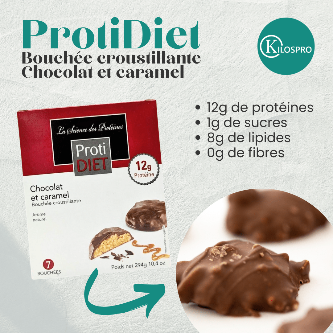 PROTIDIET - Bouchées chocolat et caramel - 53 Karat