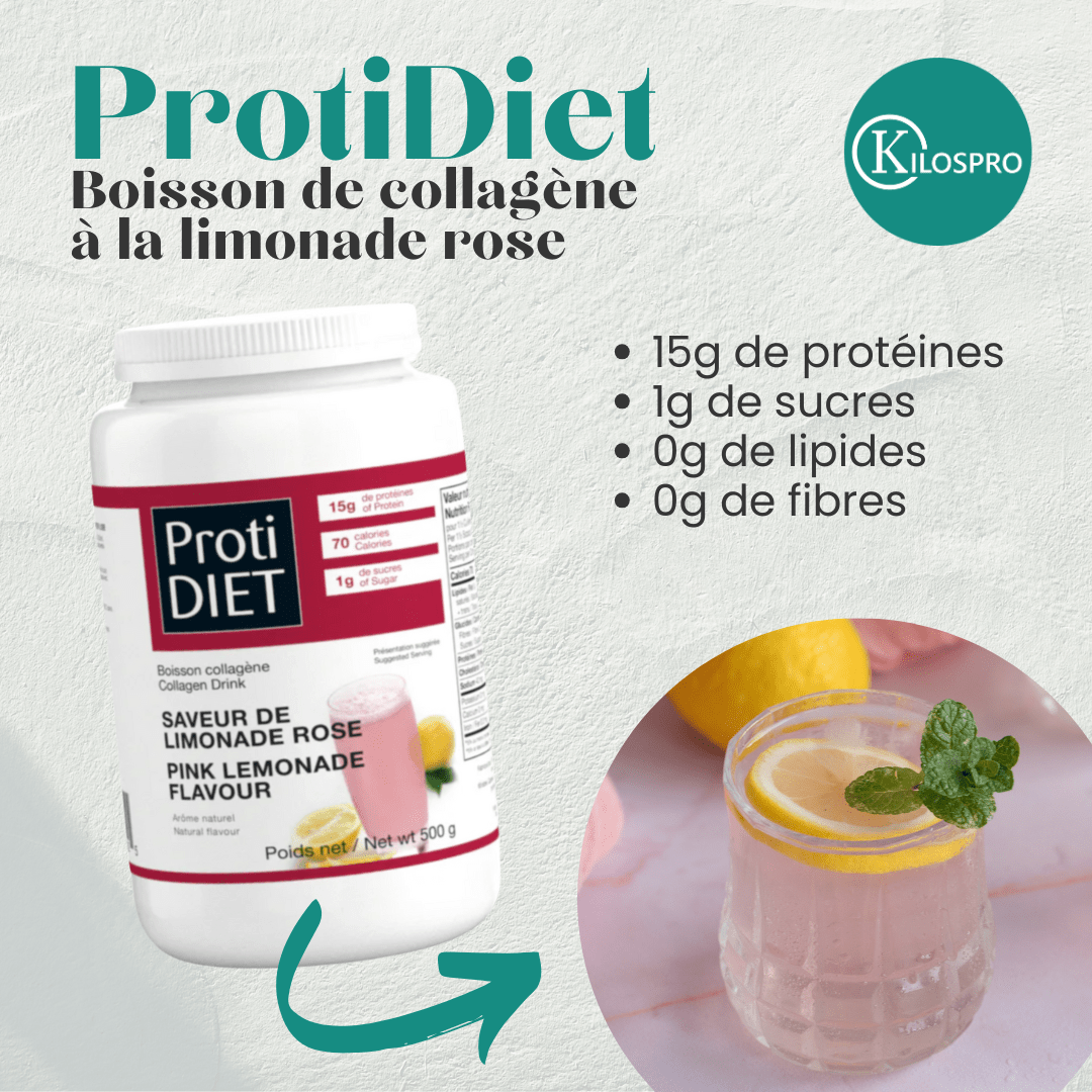 PROTIDIET - Collagène marin limonade rose - 53 Karat