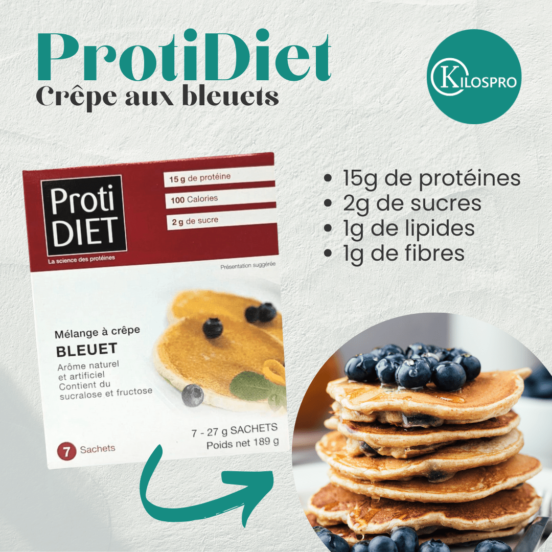 PROTIDIET - Crêpes aux bleuets - 53 Karat