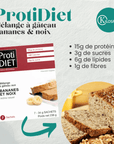 PROTIDIET - Mélange à gâteau aux bananes et noix - 53 Karat