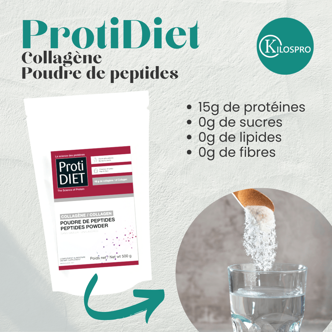 PROTIDIET - Supplément protéiné de collagène poudre de peptides - 53 Karat