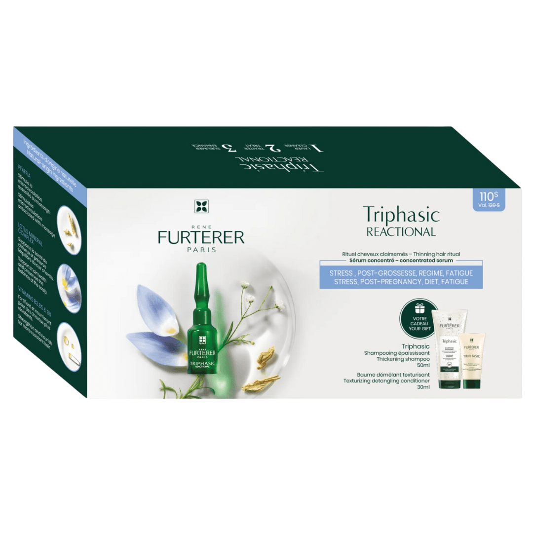 RENÉ FURTERER - Coffret Sérum et Shampooing Rituel Triphasic Réactionnelle - 53 Karat