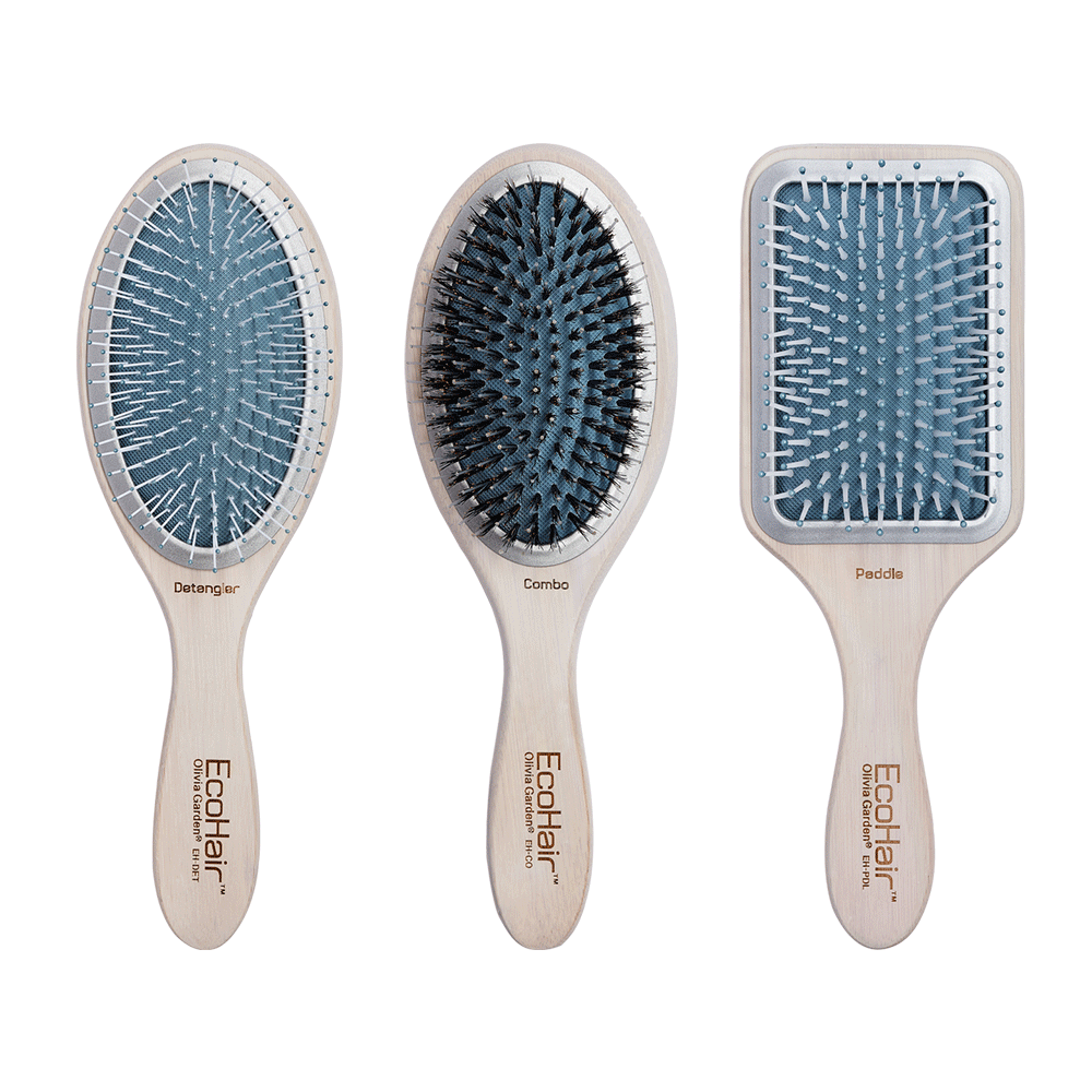 Brosse Eco-Friendly Bamboo Paddle Collection - Olivia Garden - 53 Karat