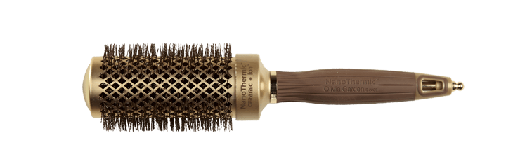 Brosse Nano Thermic Cemaric Ion Round Thermal Collection - Olivia Garden - 53 Karat