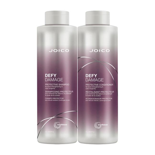 JOICO - DUO Litre Shampoing et revitalisant Defy Damage - 53 Karat