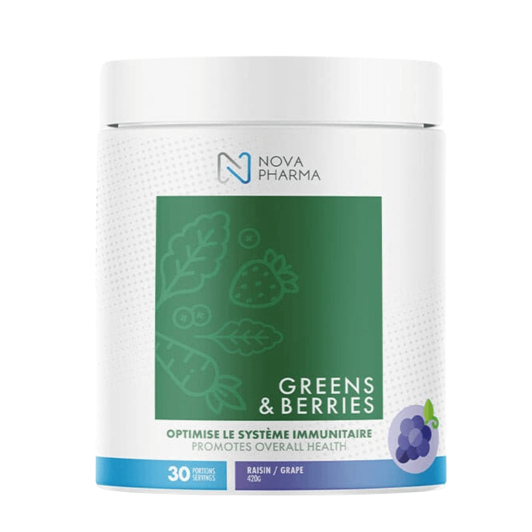 NOVA PHARMA - Greens & Berries Supplément - 53 Karat