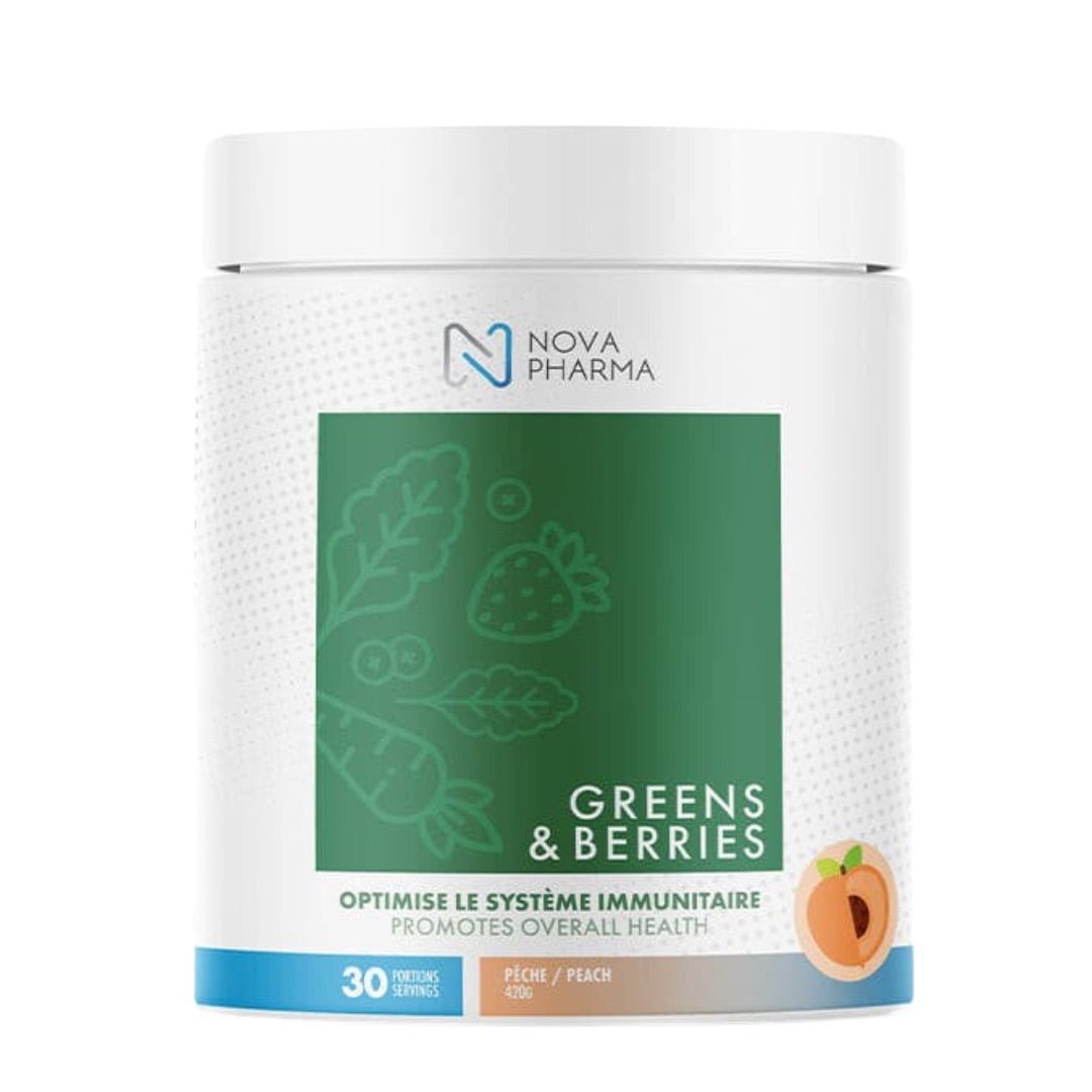 NOVA PHARMA - Greens & Berries Supplément - 53 Karat