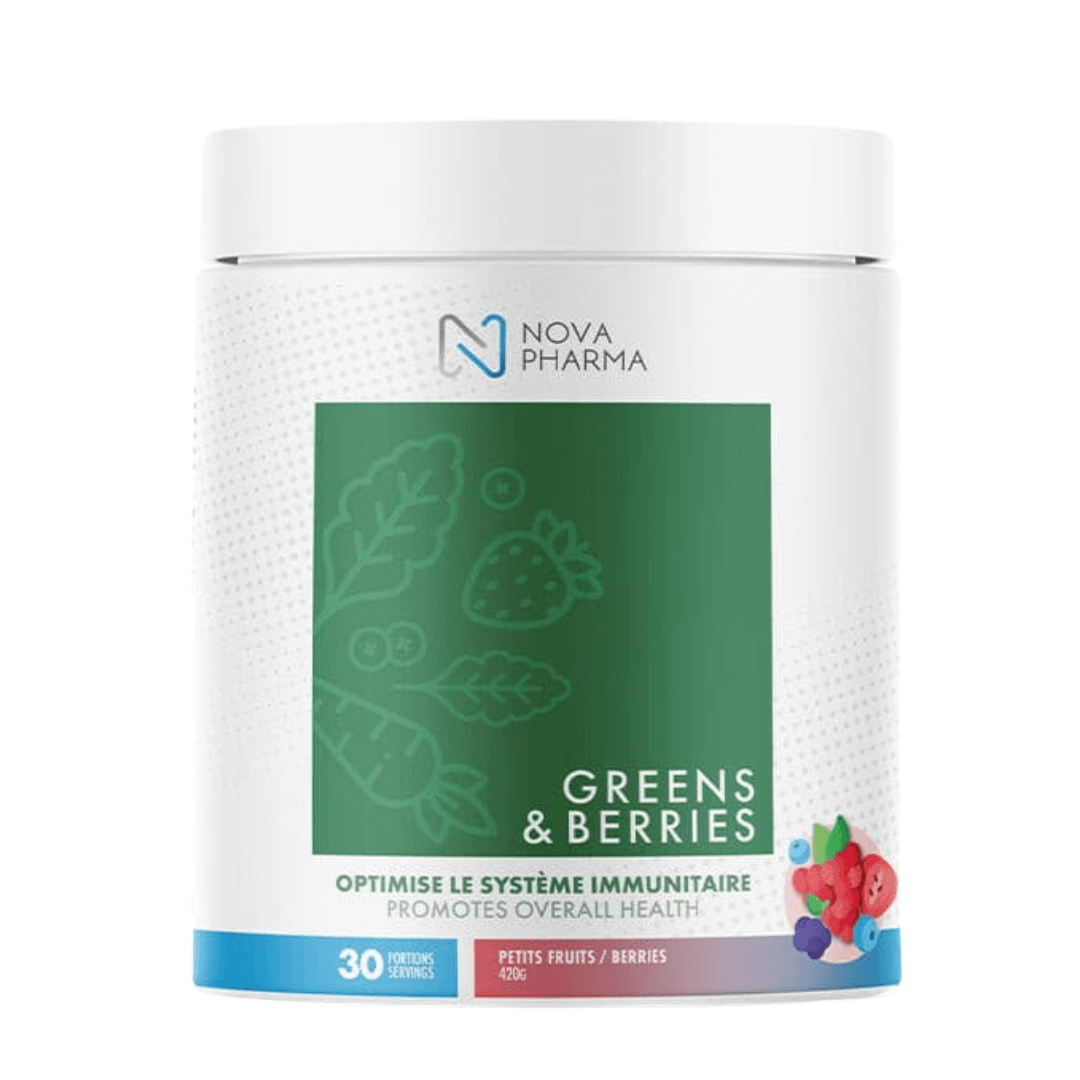 NOVA PHARMA - Greens & Berries Supplément - 53 Karat