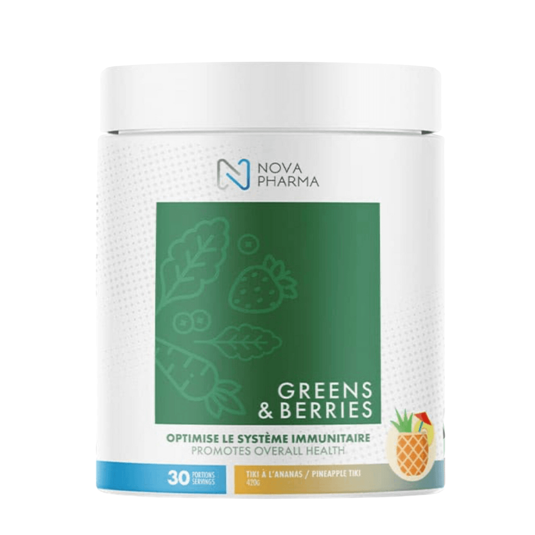 NOVA PHARMA - Greens & Berries Supplément - 53 Karat