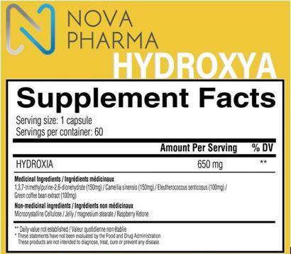 NOVA PHARMA - HYDROXIA Supplément énergie - 53 Karat