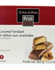 PROTIDIET - Barres protéinées Caramel fondant et délice aux arachides - 53 Karat