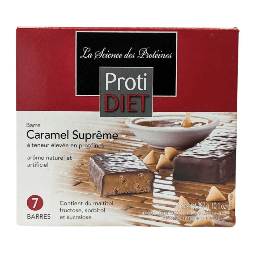 PROTIDIET - Barres protéinées Caramel suprême - 53 Karat