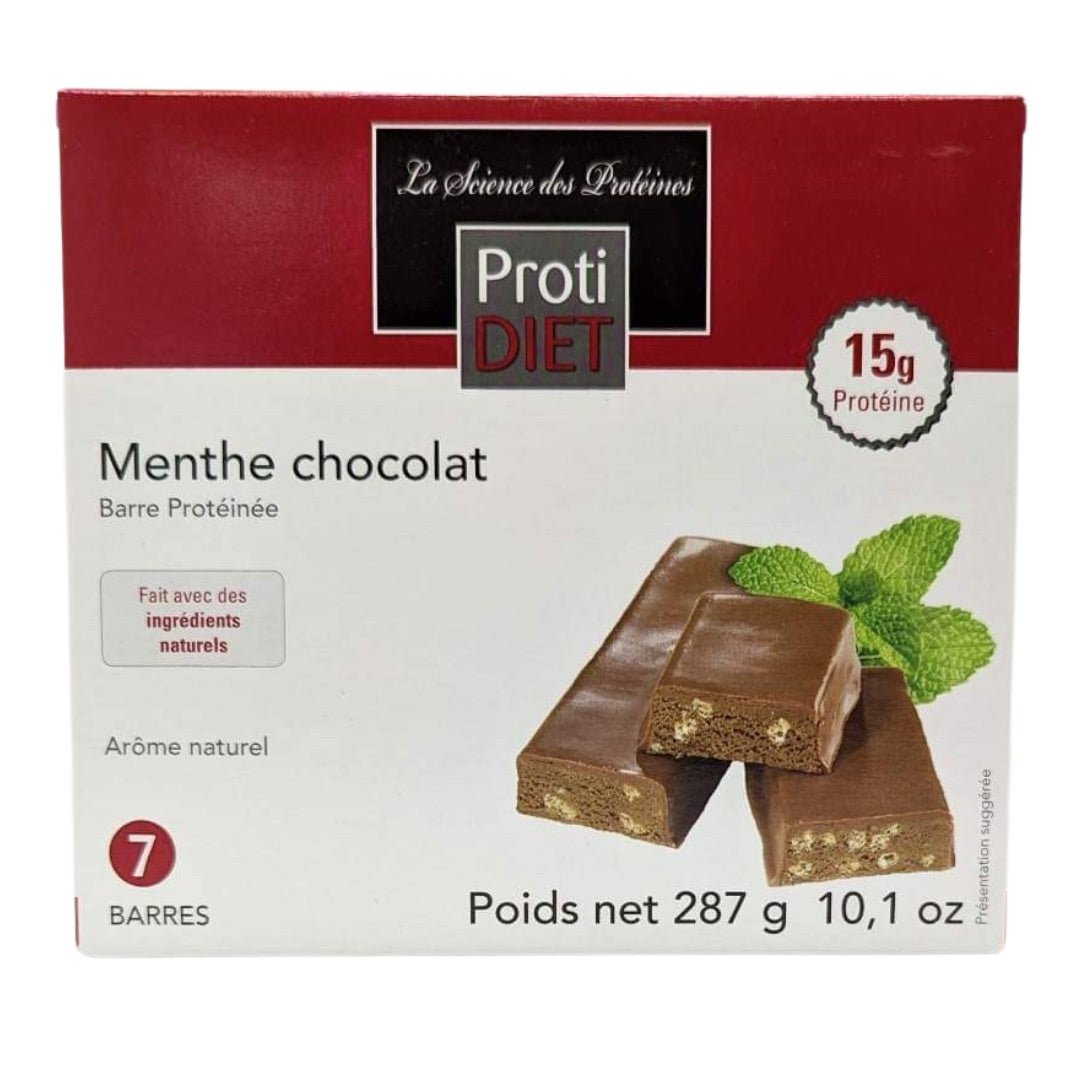 PROTIDIET - Barres protéinées Menthe chocolat - 53 Karat