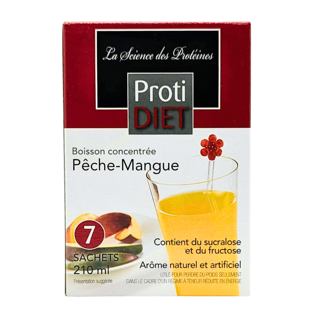 PROTIDIET - Boisson protéinée aux pêches et mangue - 53 Karat