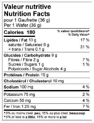 PROTIDIET - Gaufrettes protéinées au caramel écossais et fleur de sel - 53 Karat