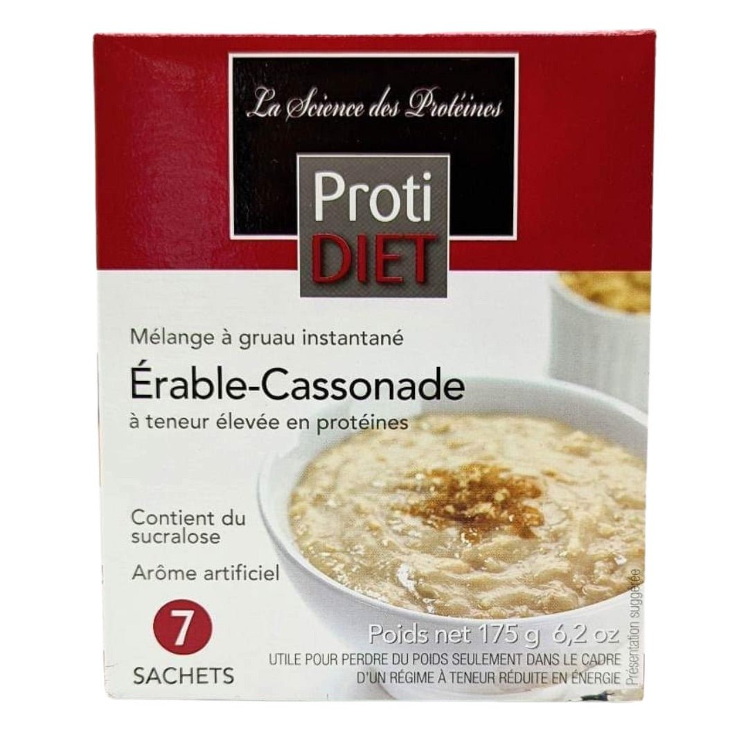 PROTIDIET - Mélange pour gruau protéiné instantané érable et cassonnade - 53 Karat