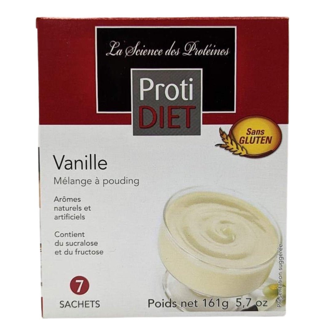 PROTIDIET - Mélange pour pouding protéiné à la vanille - 53 Karat