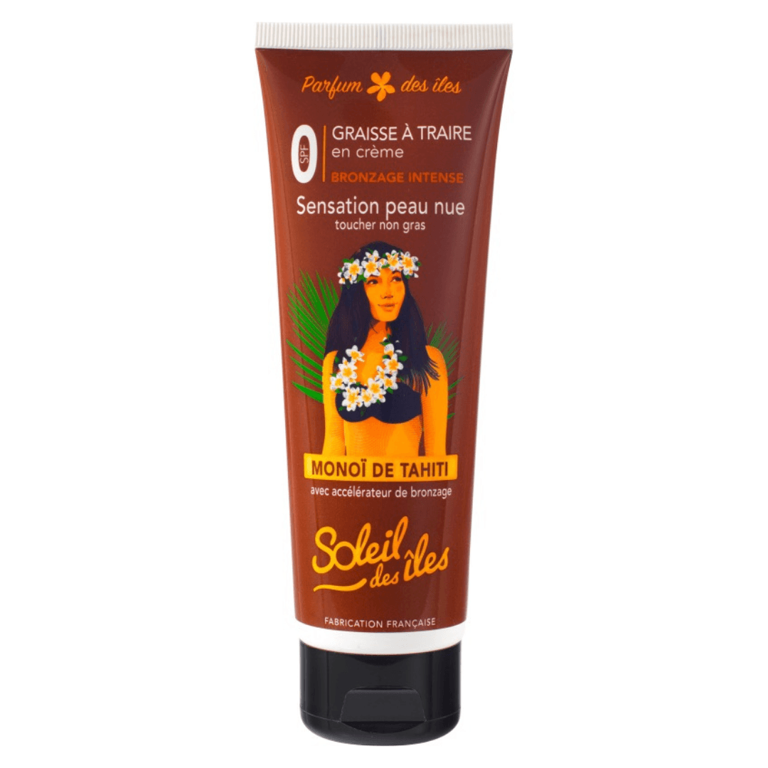 SOLEIL DES ÎLES - Graisse à Traire en crème FPS 0 Monoï de Tahiti - 53 Karat