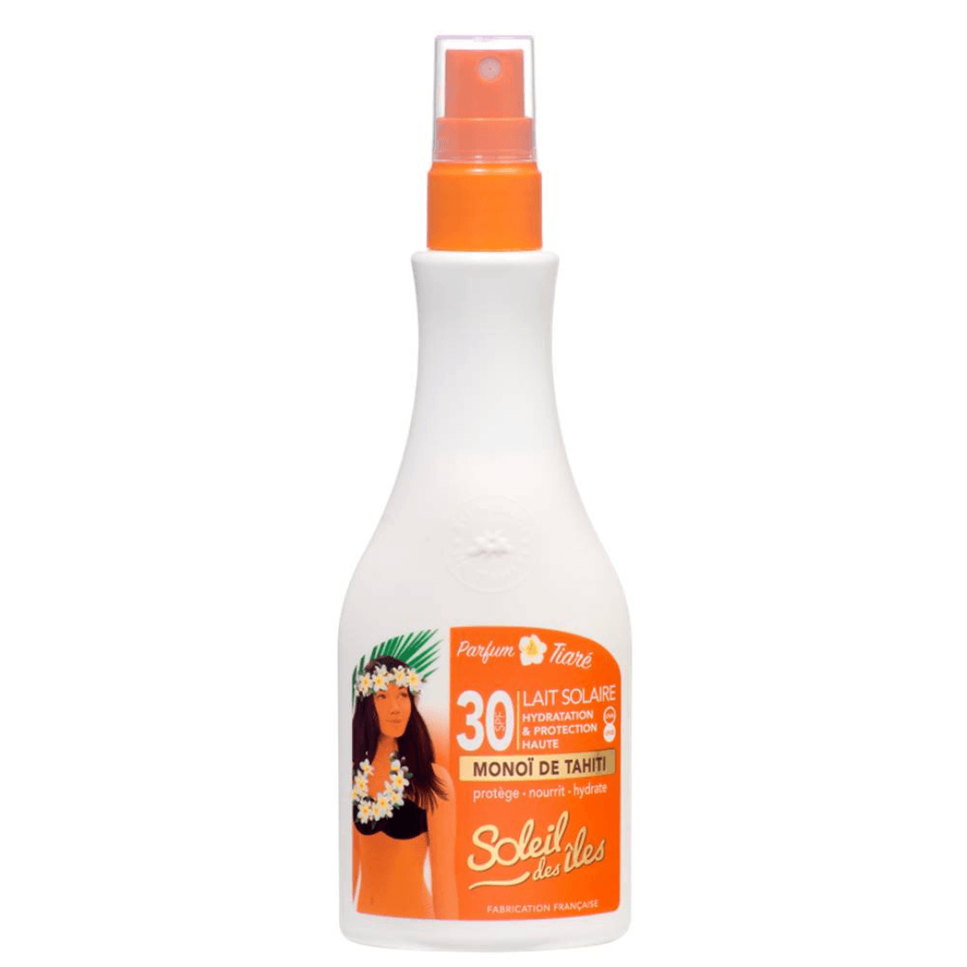 SOLEIL DES ÎLES - Lait solaire au Monoï FPS 30 / 50 - 53 Karat