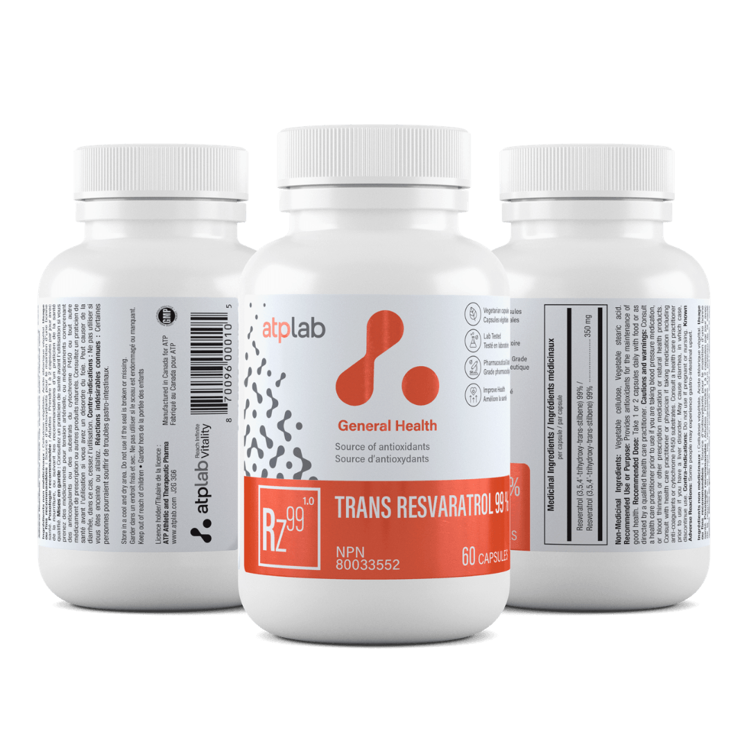 Source d'antioxydants RZ Trans Resveratrol 99% - ATP LAB - 53 Karat