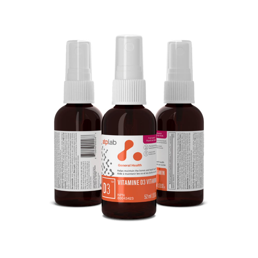 Vitamine D3 format 52ml - ATP LAB - 53 Karat