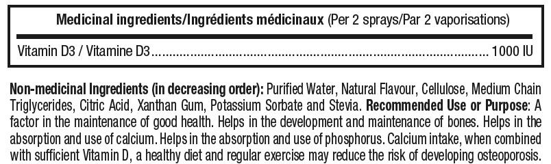 Vitamine D3 format 52ml - ATP LAB - 53 Karat