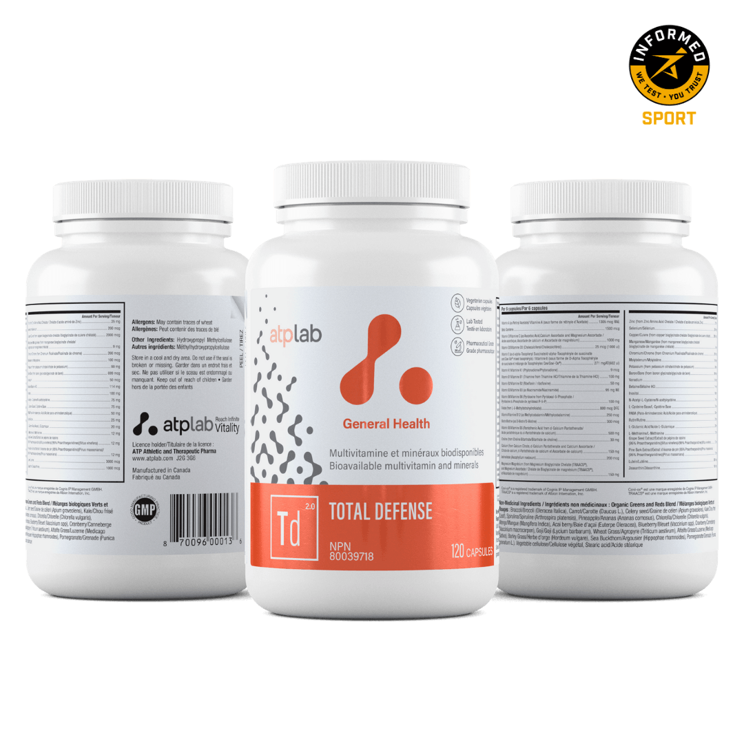 Vitamines et minéraux super bio Total Defense - ATP LAB - 53 Karat